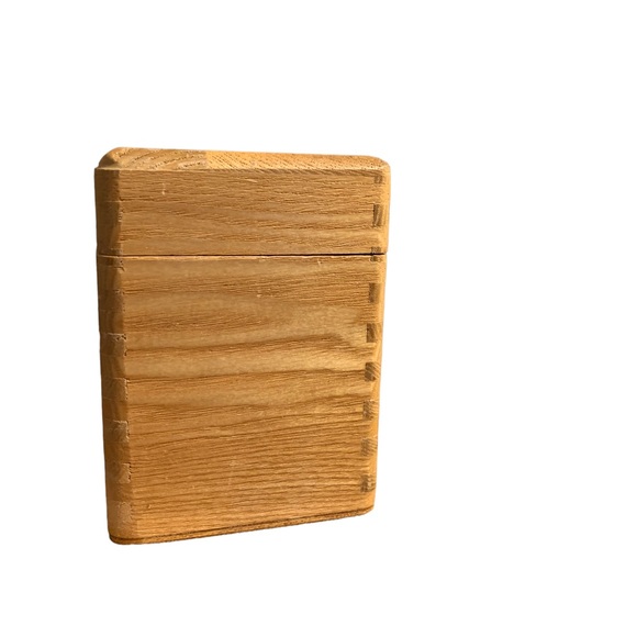 Vintage recipe box with rooster painting - Picture 10 of 10